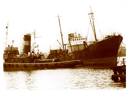 S.T. CERVIA towing for ITL in the 1970's.