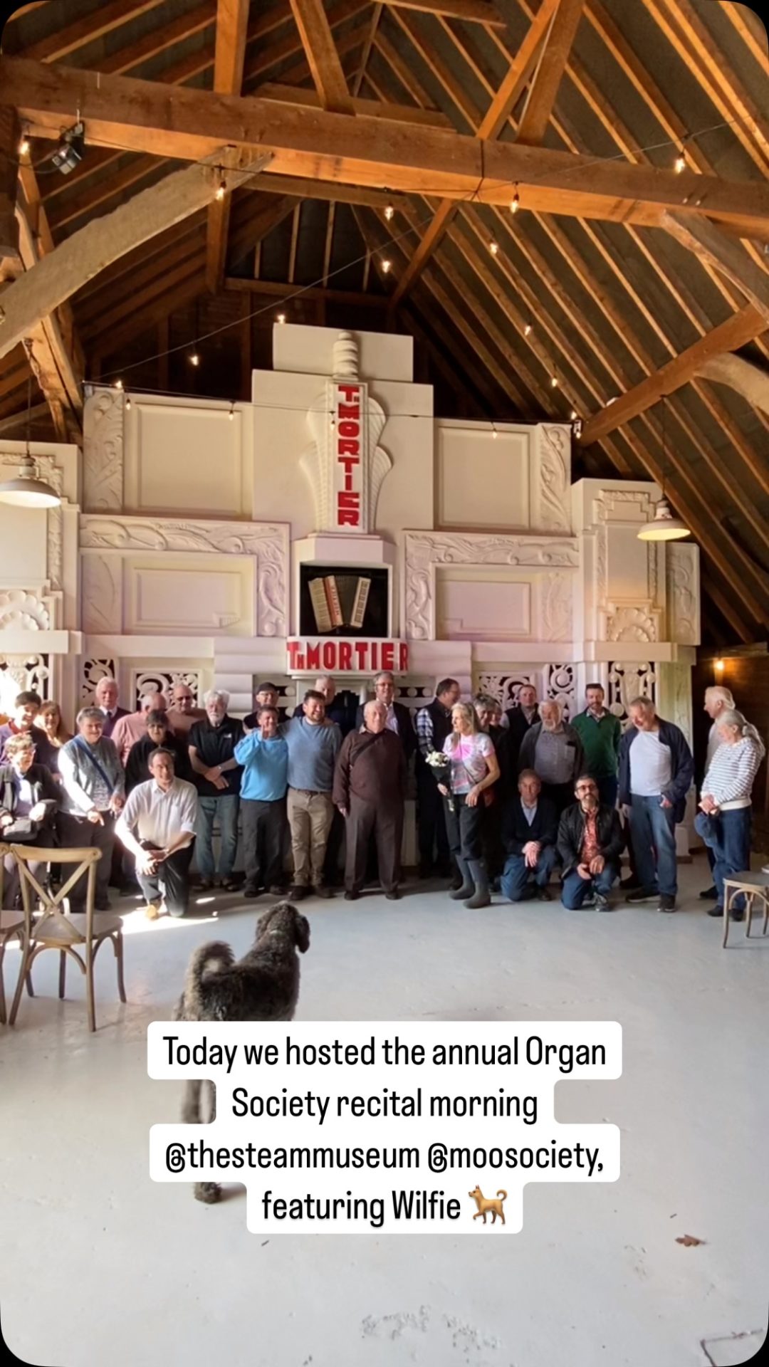 The Steam Museum hosted the annual 'Mechanical Organs Owners Society' Music recital day here today. The sun shone and the dance tunes played- a lot of fun was had by all.#organ #mechanical #mechanicalorgan #steam #steammuseum