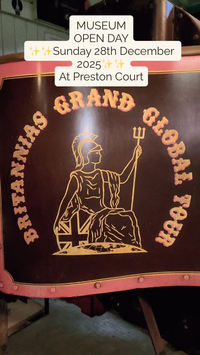 THE STEAM MUSEUM's Christmas/ New Year OPEN DAY. 28.12.25  10am -5pm. At Preston Court, CT3 1DH. Put it in your diaries. Steam Lorry Britannia, the first stream powered lorry to circumnavigate the world, will be on display. Free admission and all are welcome.#steam #openday #museum